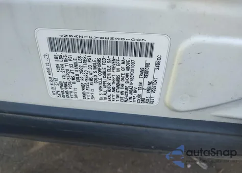 2014 Nissan Murano Crosscabriolet from USA, damaged, VIN JN8AZ1FY8EW301007